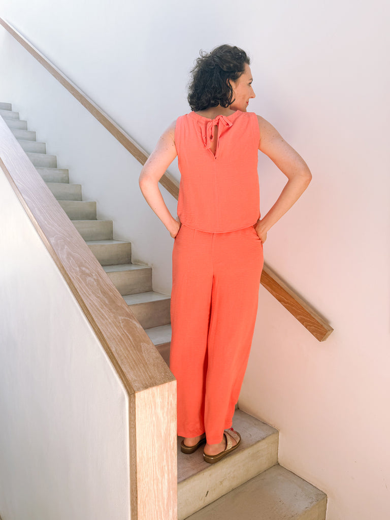 Matching Set in Bright Coral