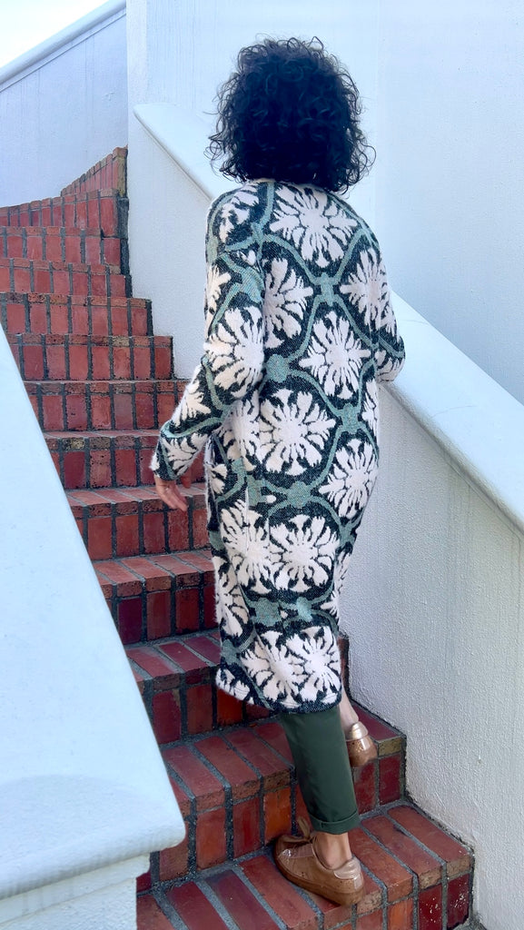Long Cardigan in Print