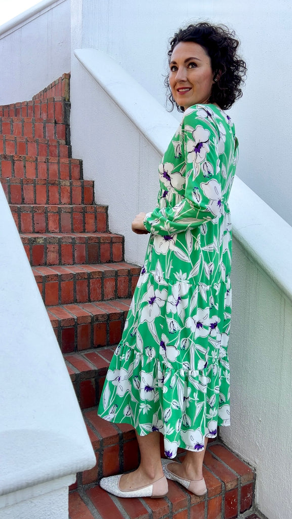 Maxi Tiered Dress in Floral