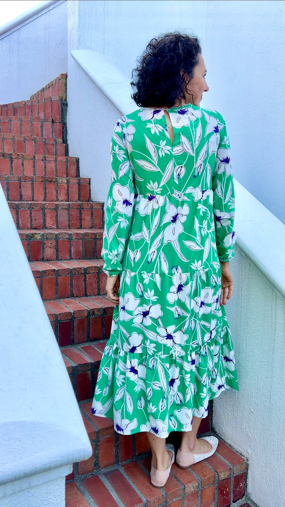 Maxi Tiered Dress in Floral