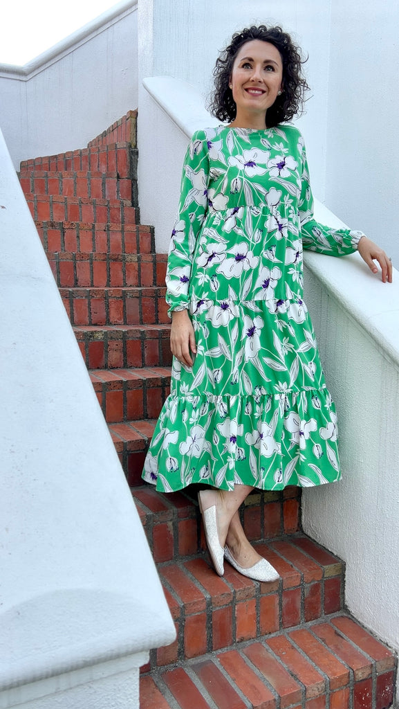 Maxi Tiered Dress in Floral