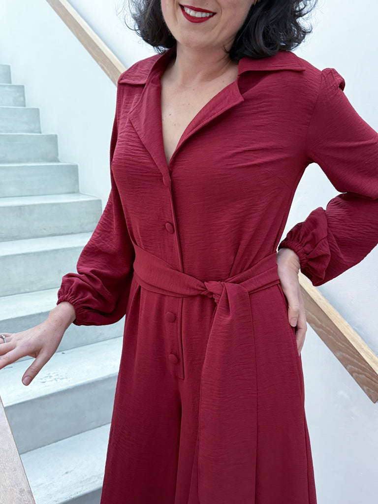 Merlot Winter Jumpsuit
