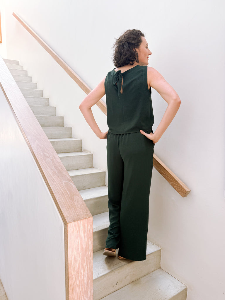 Matching Set in Forrest Green