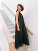 One Shoulder Maxi Dress in Forrest Green