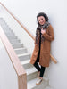 Faux Suede Coat